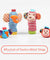 Cartoon Baby Toys 0-12 Months Soft Animal Baby Rattles