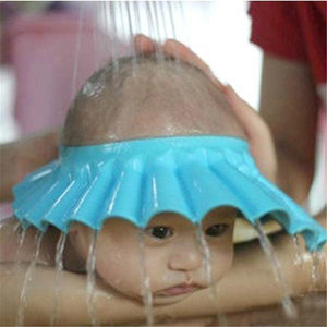 Safe Shampoo Shower Bathing Bath Protect Soft Cap Hat For Baby