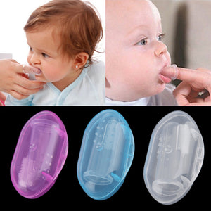 2018 Hot 1Pcs Useful healthy Kids Baby Infant Soft Silicone Finger Toothbrush