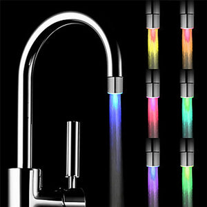 cocina kitchen tools Romantic 7 Color Change LED Light Shower