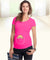"Baby peeking out" 2018 New Maternity Shirt specialized for pregnant women