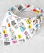 Baby bibs High quality triangle double layers cotton