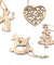 10PCS DIY Christmas Snowflakes&Deer&Tree Wooden Pendants Ornaments  Christmas Party Decorations Xmas Tree Ornaments Kids Gifts