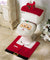 FENGRISE Santa Claus Rug Toilet Seat Cover Bathroom Set Snowman Merry Christmas Decoration Fancy Navidad Decoration Supplies