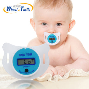 Baby Nipple Thermometer Medical Silicone Pacifier LCD Digital Children's Thermomete