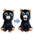 Feisty Pets Unicorn Teddy Bear Cat Dog Stuffed Change Face Funny Expression Plush Panda Toys Doll For Baby Christmas GIFTS