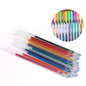 48pcs HOT! Gel Pens Gel Refills Rollerball Pastel Neon Glitter